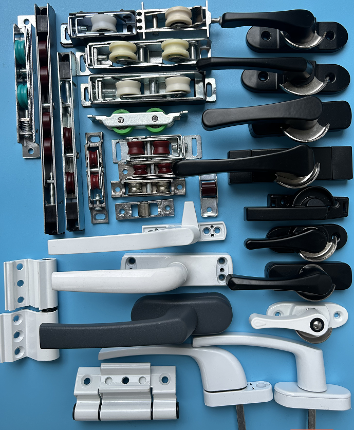 Laser Logo UPVC Crescent Window Lock Sliding Window Hardware Accessories for Windows