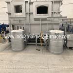 350kg 18KW Aluminum Holding Furnace Automatic Electric Vertical Ladle Preheater