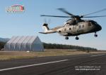 Outdoor Aluminum Curved Roof TFS Tent For Military And Hangar , Aluminum