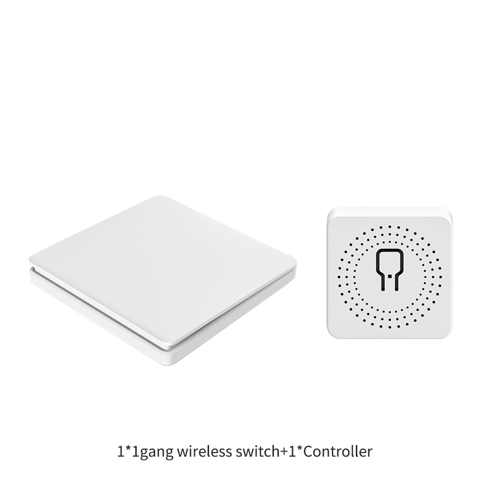 16A 433Mhz Wireless Kinetic Energy Switch 2 Way Push Button Waterproof Light Switch