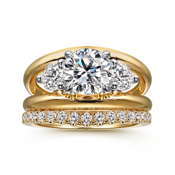 14K Platinum VVS Clarity HPHT Round Cut Lab Grown Diamond Wedding Band DEFGH