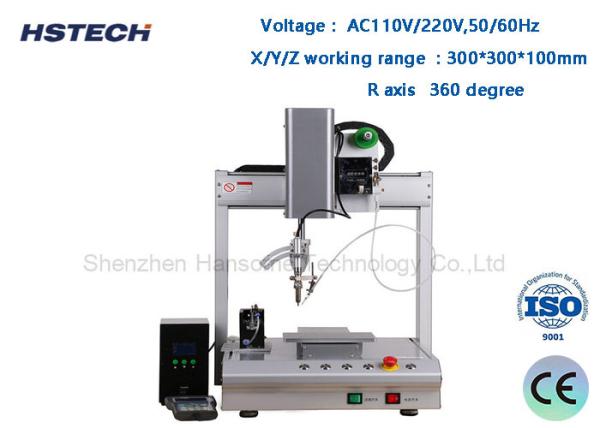 Cheap Single Doubel Soldering Iron / Tip Rotation Available Desktop Soldering Machine for sale