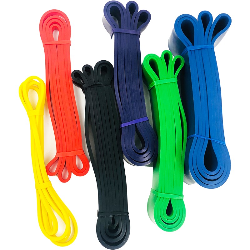 Custom Latex Stretch Fitness Resistance Bands for Yoga Power Exercise