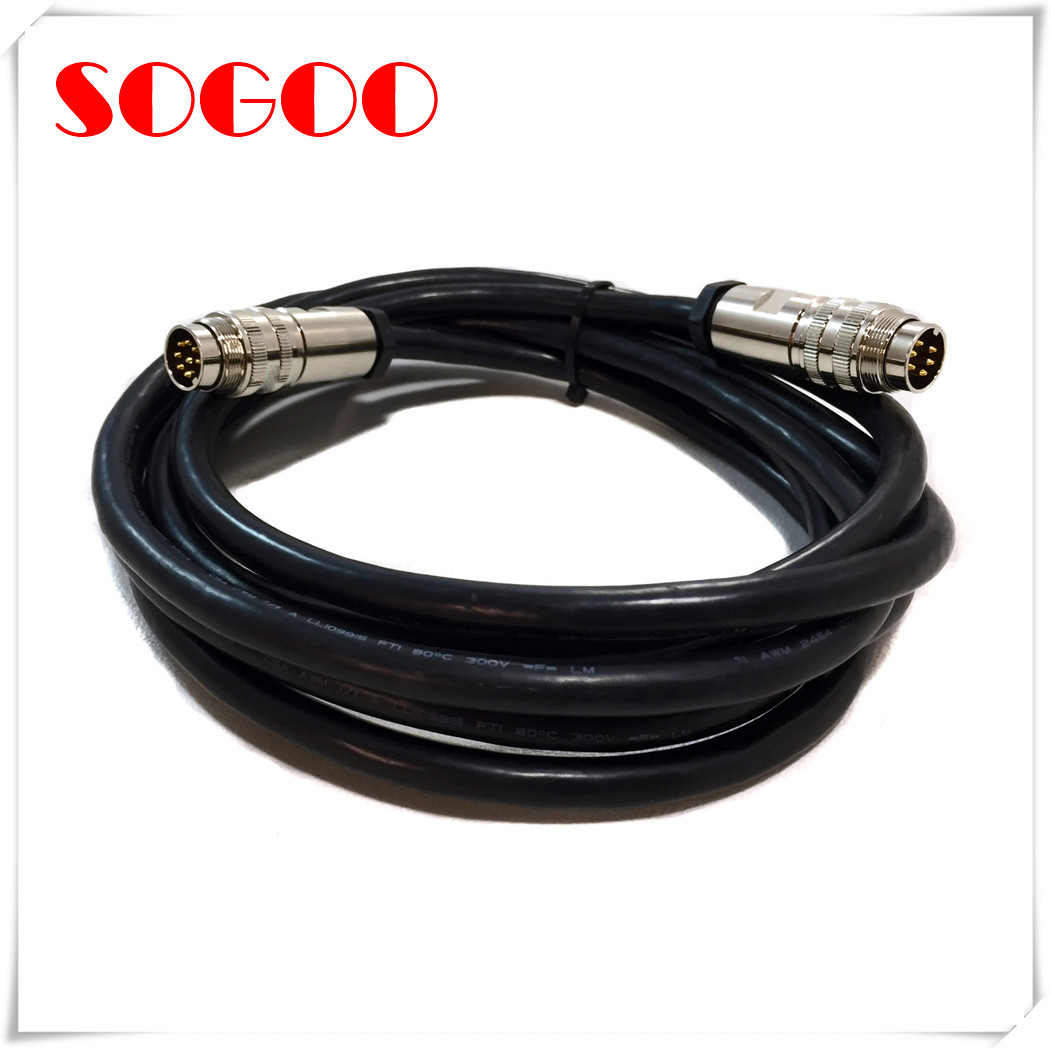 RET AISG 6 Pin 8 Pin Connector / Control Cable Assembly Male To Female