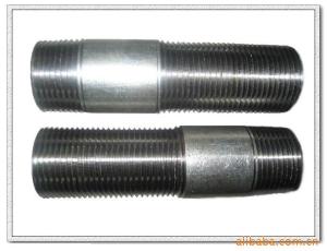 Quality 1/2-4 Galvanized long screw thread steel pipe nipples wholesale