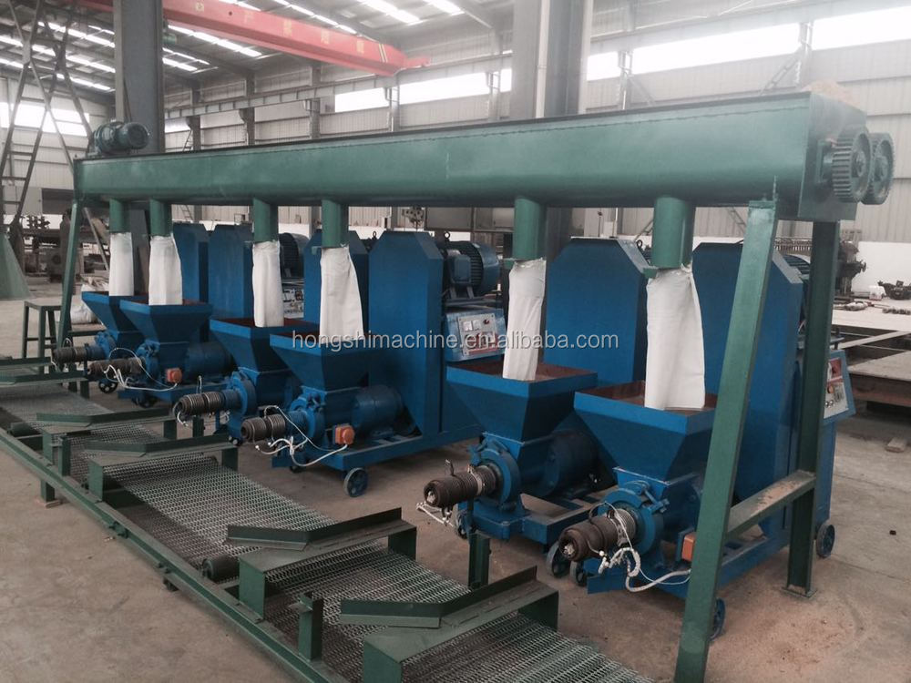 Complete sawdust wood charcoal briquette production line