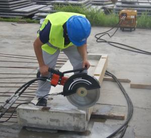 Quality 355mm Hydraulic Cut Off Saw 20-40Lpm For Concrete Metal Asphalt wholesale