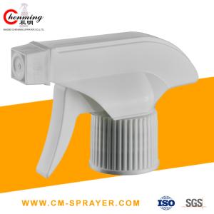 Quality Ratchet Neck All Plastic Trigger Sprayer Pump 28mm Trigger Spray Caps 0.75CC wholesale