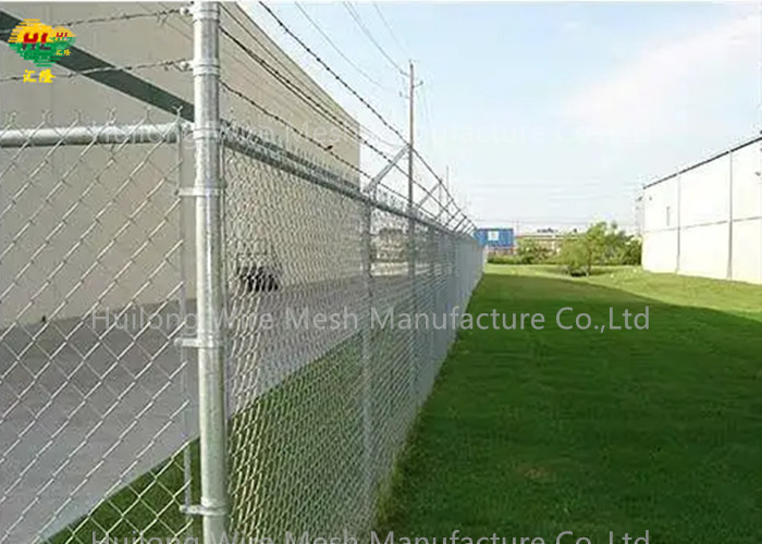 Galvanized Ral Chain Link Wire Fence 1-3/4" X 9 Ga X 10 Ft High 12 Ft High 30 Ft Roll