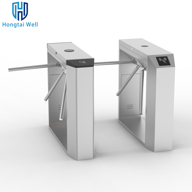 Fingerprint Tripod Turnstile Gate Automatic RS485 Communication Interface