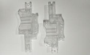 Quality Laser Carving Injection Molded Parts Plastic Injection Moulds HRC 32 wholesale