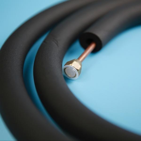 Cheap Coil Tube Insulated Copper-Aluminum Pipe Air Conditioning Connection Tubing 3/8" for sale