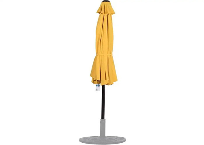 Modern Commercial Grass Patio Umbrella For Shade Scallop Edgen 150cm
