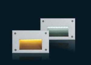 Quality LED Outdoor Wall Lights IP67 , Recessed Led Outdoor Step Lights Square Shape wholesale