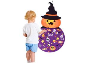 Quality Eco Friendly 50pcs Felt Holiday Decorations Halloween Witch For Kids Gift wholesale