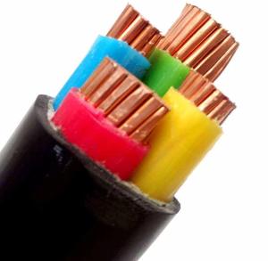 Quality Black 4 Core PVC Insulated Copper Wire Xlpe Insulated PVC Sheathed Cable wholesale