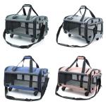 Oxford Fabric Outdoor Soft Pet Trolley Bag OEM ODM For Cats Dogs
