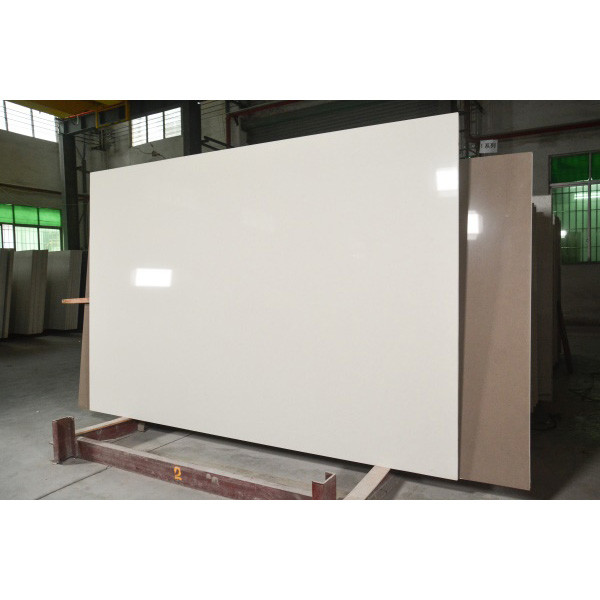 NSF Slightly White 25MM Carrara Quartz Stone For Vanity Top