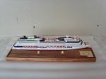 Professional Wooden Model Boats Celebrity Infinity Cruise Ship Shaped , Solid