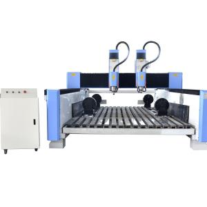 Quality Double Heads 21KW CNC Router Machine 500mm thick Stone Carving Machine wholesale
