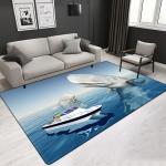 Landscape 3D Soft Polyester Fiber Living Room Carpet Hotel Center Rugs