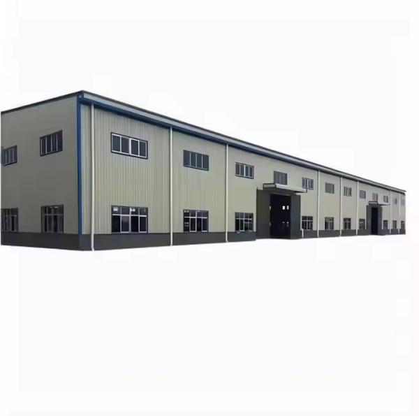 Prefabricated Multi Storey Building , Industrial Steel Frame Warehouse