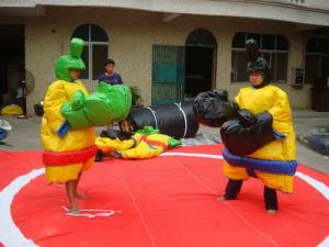 Quality Pvc Tarpaulin Inflatable Sumo Costume , Inflatable Amusement Park wholesale