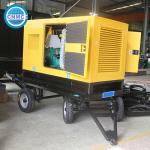 Commercial Trailer Type Generator Soundproof 25KVA Powered By Cummins