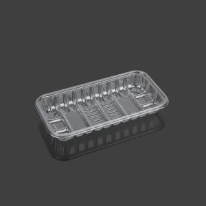 Quality Supermarket Clear 19*10*2.5cm Plastic Meat Packaging wholesale