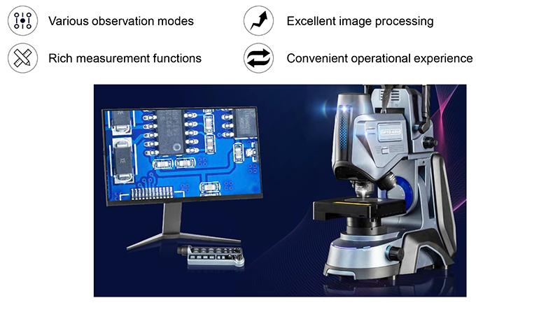 OPTO EDU M20.0910 All In One 3D Industry Fully Motorized Microscope