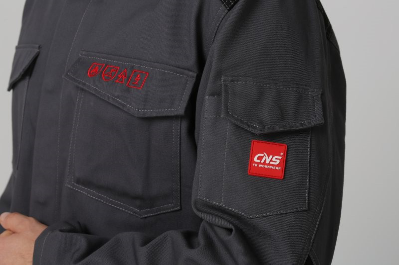 Welding Industry EN11612 Arc Flash Coat , 350gsm Arc Protection Suit