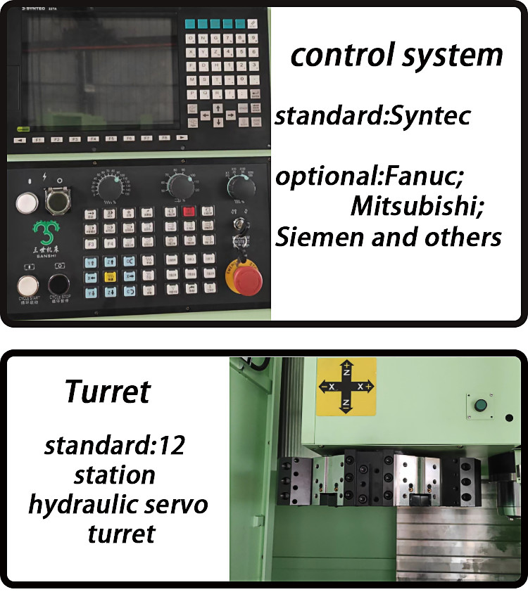 High Precision CNC Vertical Machining Center For Large Scale Turning Milling