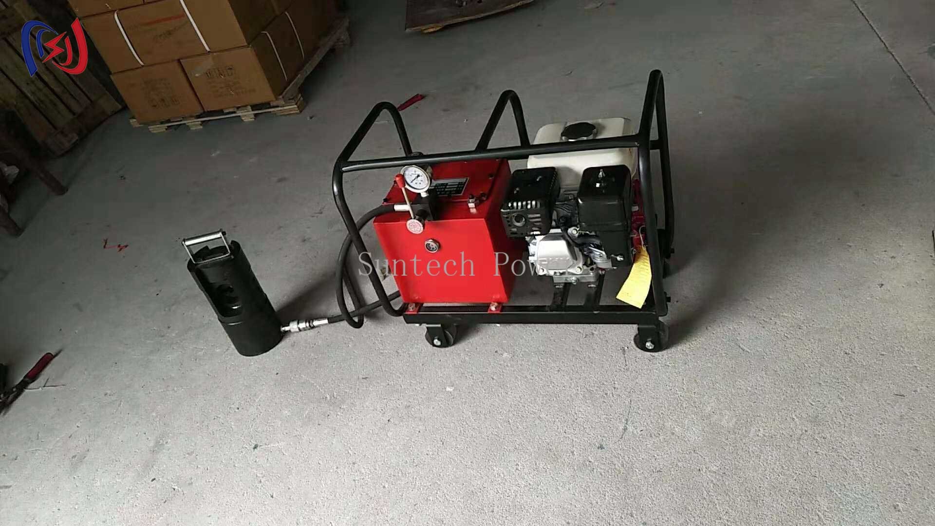 Single Stage Pump Hydraulic Crimping Tools High Pressure Hydraulic Pump 80 Mpa