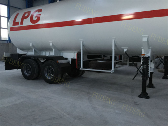 Double / Three Axle LPG Tank Trailer ASME ADR GPL Tank / GLP Tanker 56000 Liters