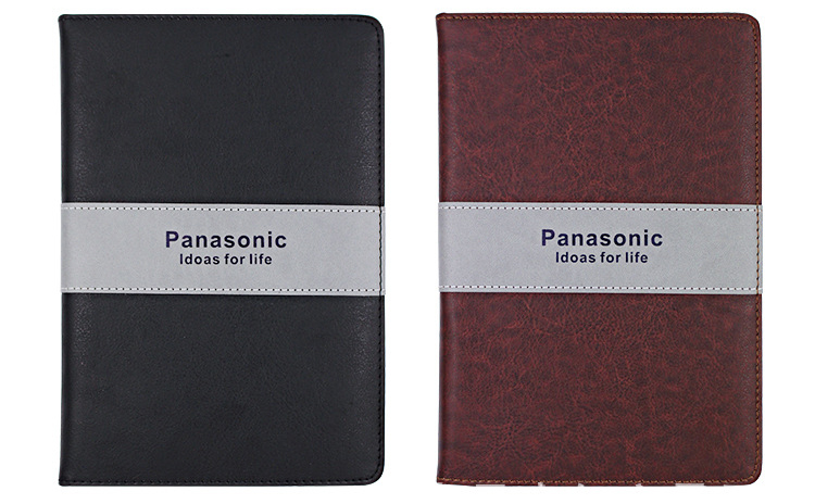 Gift Set Hardcover Leather A5 Lined Journal Writing Thick Classic Ruled Notebook with Pen