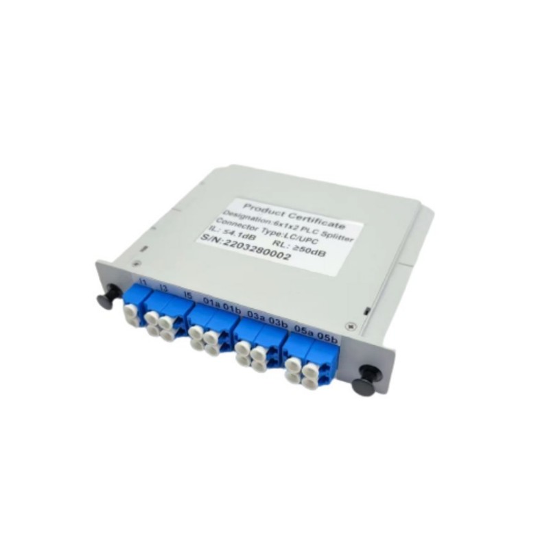 LGX PLC Splitter 1x2/1x4/1x8 LC UPC SM 0.9mm PLC Fiber Optic Splitter with PP Material