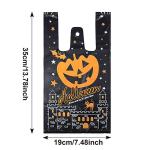 Factory Price Custom Print Halloween PP Cute Candy Plastic Treat Bag