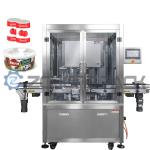 Automatic Vacuum Filling Machine Sealing Machine Rice Canned Pet Food