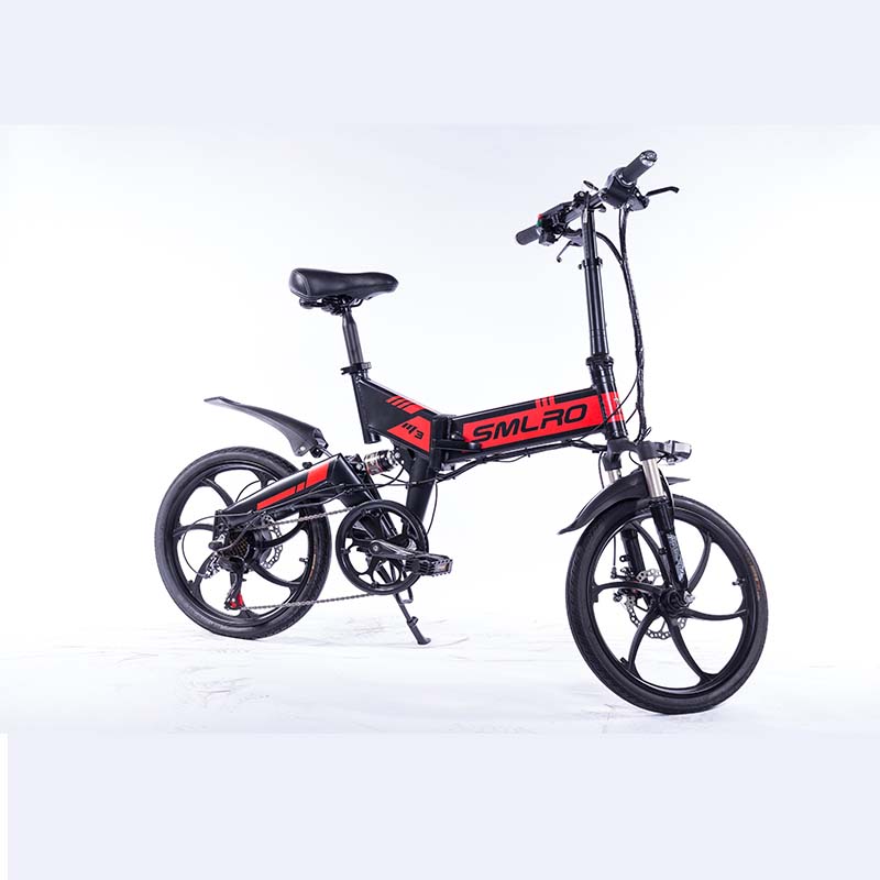Durable 7 Speed Collapsible E Bike Removable Battery 20 Inch 350W Motor