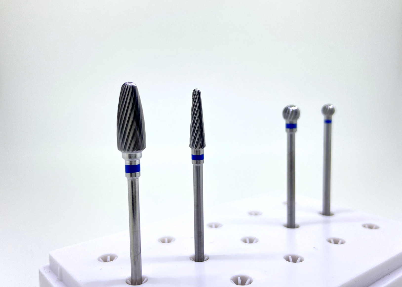Uncoated Dental Diamond Burs HP Shank Tungsten Carbide Cutter Standard Medium