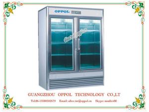 Quality OP-903 Unique Soft Design Sunscreen Glass Doors Vertical Display Refrigerator wholesale