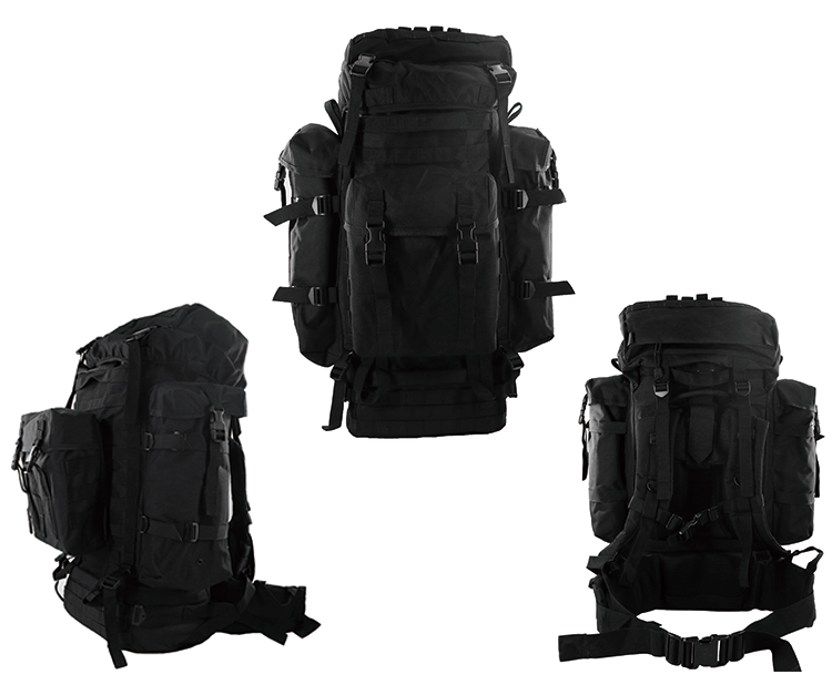 Outdoor Training and Camping Backpack with Molle System 600D Oxford Cloth Material