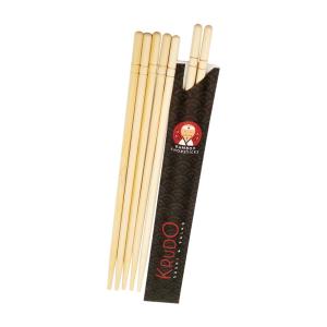 Quality 23cm Individually Wrapped Round Bamboo Chopsticks Kitchen Accessories wholesale