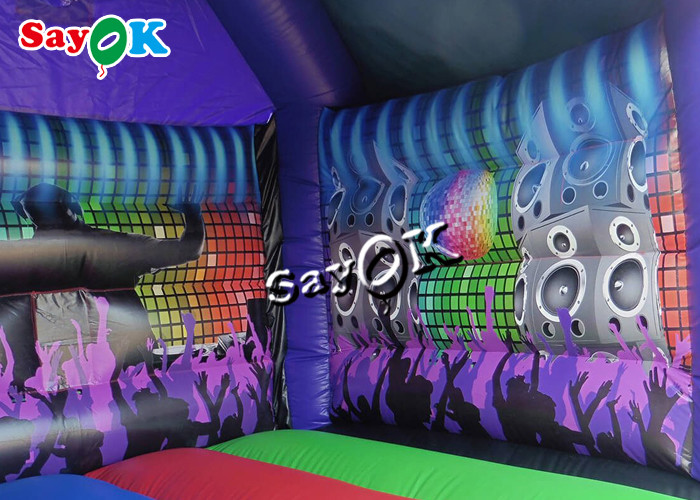 PVC Tarpualin Dj Inflatable Disco Dome Bouncer For backyard
