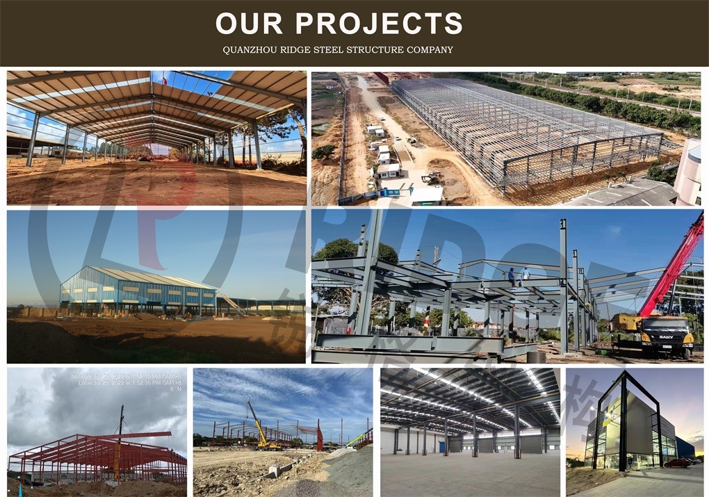 Q235 Q345B Hot Rolled Steel Truss Warehouse Space Frame Steel Structure Fabrication