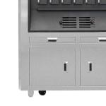 Excellent Thermal Insulation Charcoal Fish Grill Machine With Customized Logo