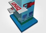 Four Sides Cardboard Advertising Displays For Retail / Product Promotion
