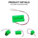 Customized Rechargeable Rc Car Battery 4.8v 1300mah Ni-Mh Battery Pack