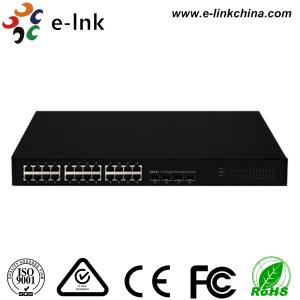 Quality Gigabit Ethernetfiber Optic Network Switch With 4 SFP Port 10 / 100 / 1000Mbps wholesale