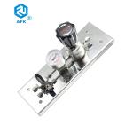 Silver Industrial Gas Changeover Manifold Stainless Steel 316 Material